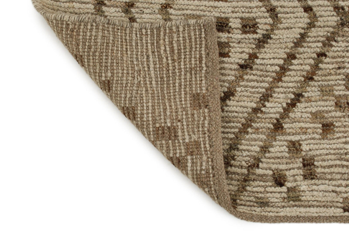 3x16 Beige and Brown Anatolian Tribal Runner