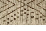3x16 Beige and Brown Anatolian Tribal Runner