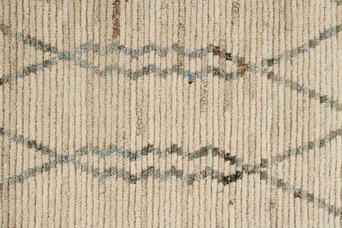 3x13 Ivory and Beige Anatolian Traditional Runner