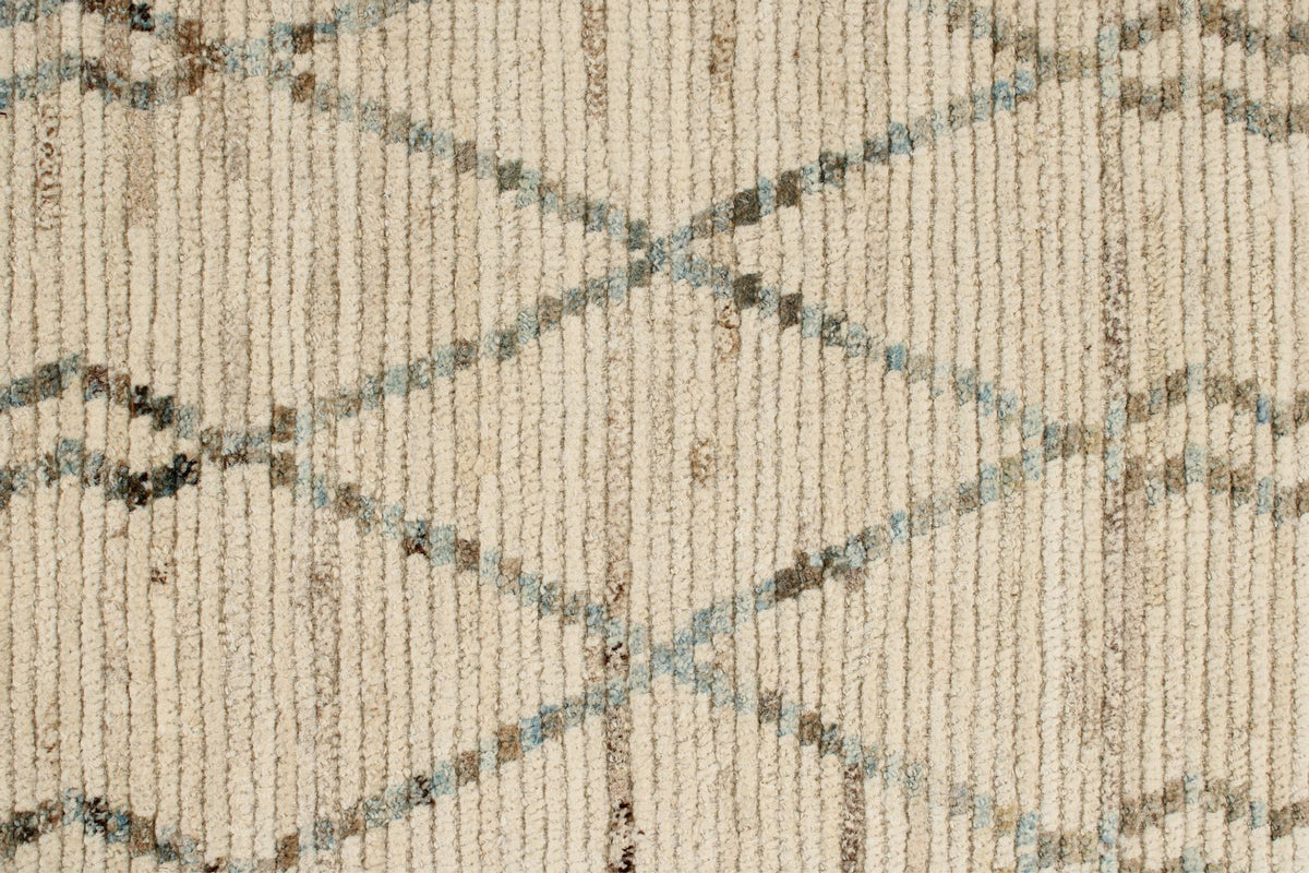 3x13 Ivory and Beige Anatolian Traditional Runner