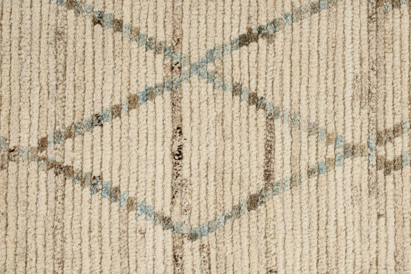 3x13 Ivory and Beige Anatolian Traditional Runner