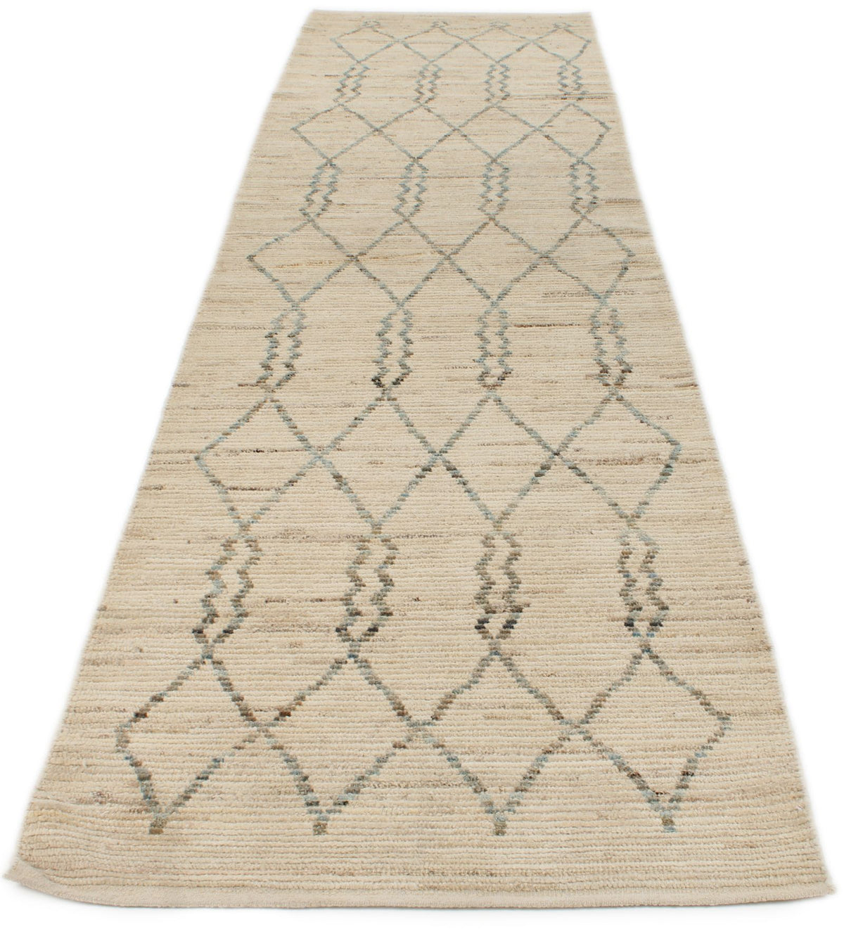 3x13 Ivory and Beige Anatolian Traditional Runner