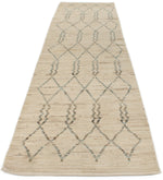 3x13 Ivory and Beige Anatolian Traditional Runner