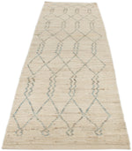 3x13 Ivory and Beige Anatolian Traditional Runner