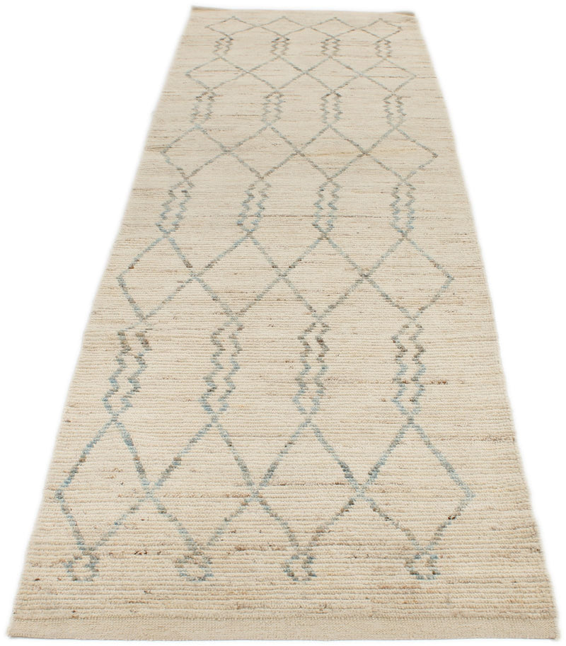 3x13 Ivory and Beige Anatolian Traditional Runner