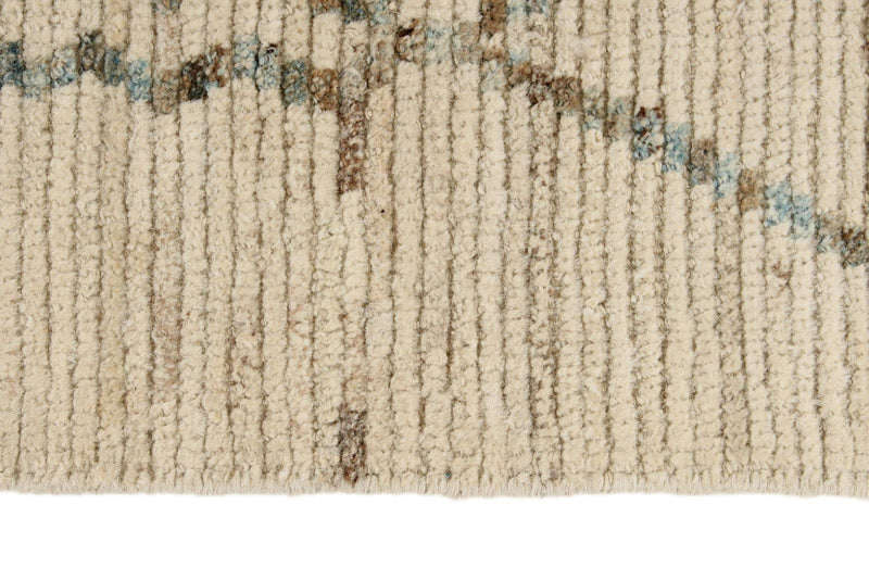 3x13 Ivory and Beige Anatolian Traditional Runner