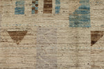 9x12 Beige and Multicolor Anatolian Tribal Rug