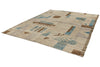 9x12 Beige and Multicolor Anatolian Tribal Rug