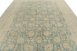 9x12 Light Blue and Beige Anatolian Traditional Rug