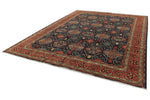 9x12 Navy and Red Anatolian Traditional Rug