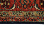 9x12 Navy and Red Anatolian Traditional Rug
