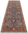 3x10 Navy and Red Anatolian Traditional Runner