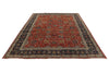 10x15 Red and Navy Anatolian Traditional Rug