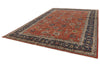 10x15 Red and Navy Anatolian Traditional Rug