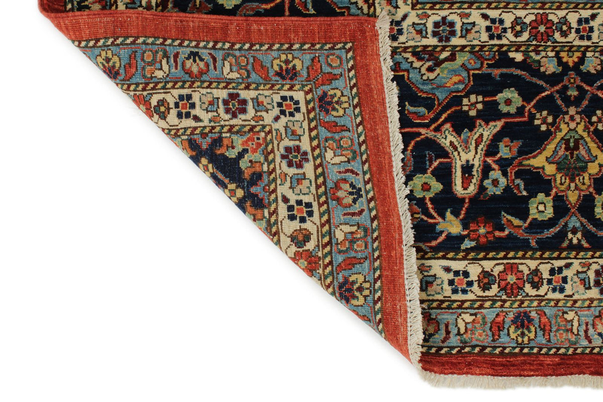 10x15 Red and Navy Anatolian Traditional Rug