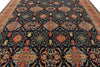 10x14 Charcoal and Red Anatolian Traditional Rug