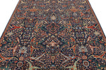6z9 Navy and Multicolor Anatolian Traditional Rug