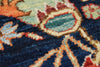 6z9 Navy and Multicolor Anatolian Traditional Rug