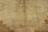9x12 Light Brown and Brown Turkish Tribal Rug