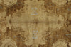9x12 Light Brown and Brown Turkish Tribal Rug