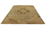 9x12 Light Brown and Brown Turkish Tribal Rug