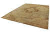 9x12 Light Brown and Brown Turkish Tribal Rug