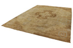 9x12 Light Brown and Brown Turkish Tribal Rug