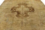 9x12 Light Brown and Brown Turkish Tribal Rug