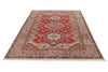 6x9 Red and Blue Kazak Tribal Rug