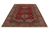 6x9 Red and Blue Kazak Tribal Rug