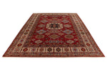 9x12 Red and Beige Kazak Tribal Rug