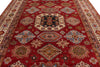 9x12 Red and Beige Kazak Tribal Rug