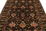 6x8 Brown and Multicolor Turkish Tribal Rug