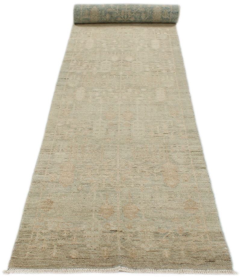 3x19 Brown and Beige Anatolian Traditional Runner