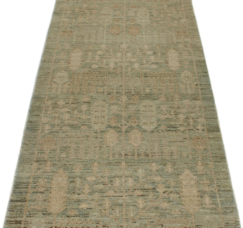 3x19 Brown and Beige Anatolian Traditional Runner