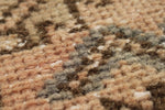 2x3 Peach and Brown Turkish Tribal Rug
