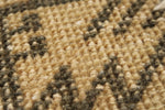 2x3 Peach and Brown Turkish Tribal Rug