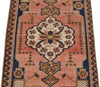 2x3 Peach and Brown Turkish Tribal Rug