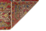1x3 Beige and Red Turkish Tribal Rug
