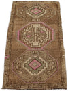 3x4 Brown and Multicolor Turkish Tribal Rug