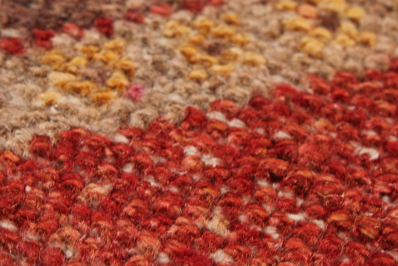 2x3 Red and Brown Turkish Tribal Rug