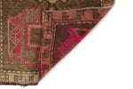 2x3 Brown and Light Brown Turkish Tribal Rug