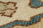2x2 Blue and Multicolor Turkish Tribal Rug