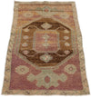 2x4 Brown and Light Brown Turkish Tribal Rug