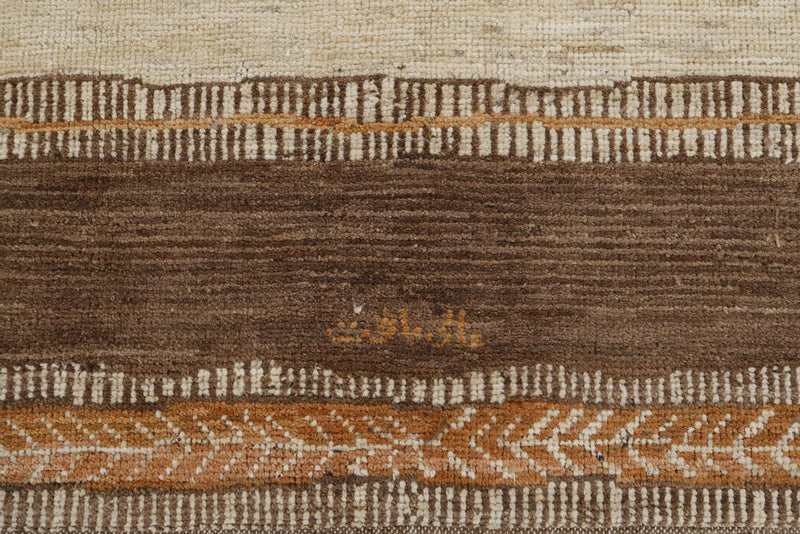 8x10 Beige and Brown Turkish Persian Rug