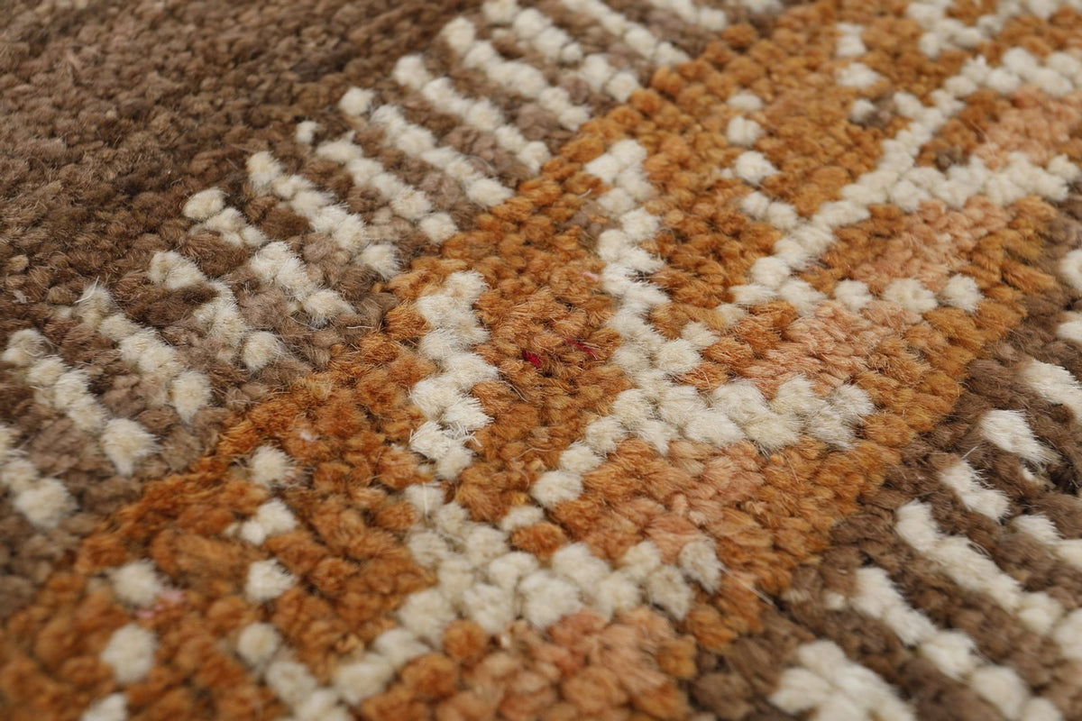 8x10 Beige and Brown Turkish Persian Rug