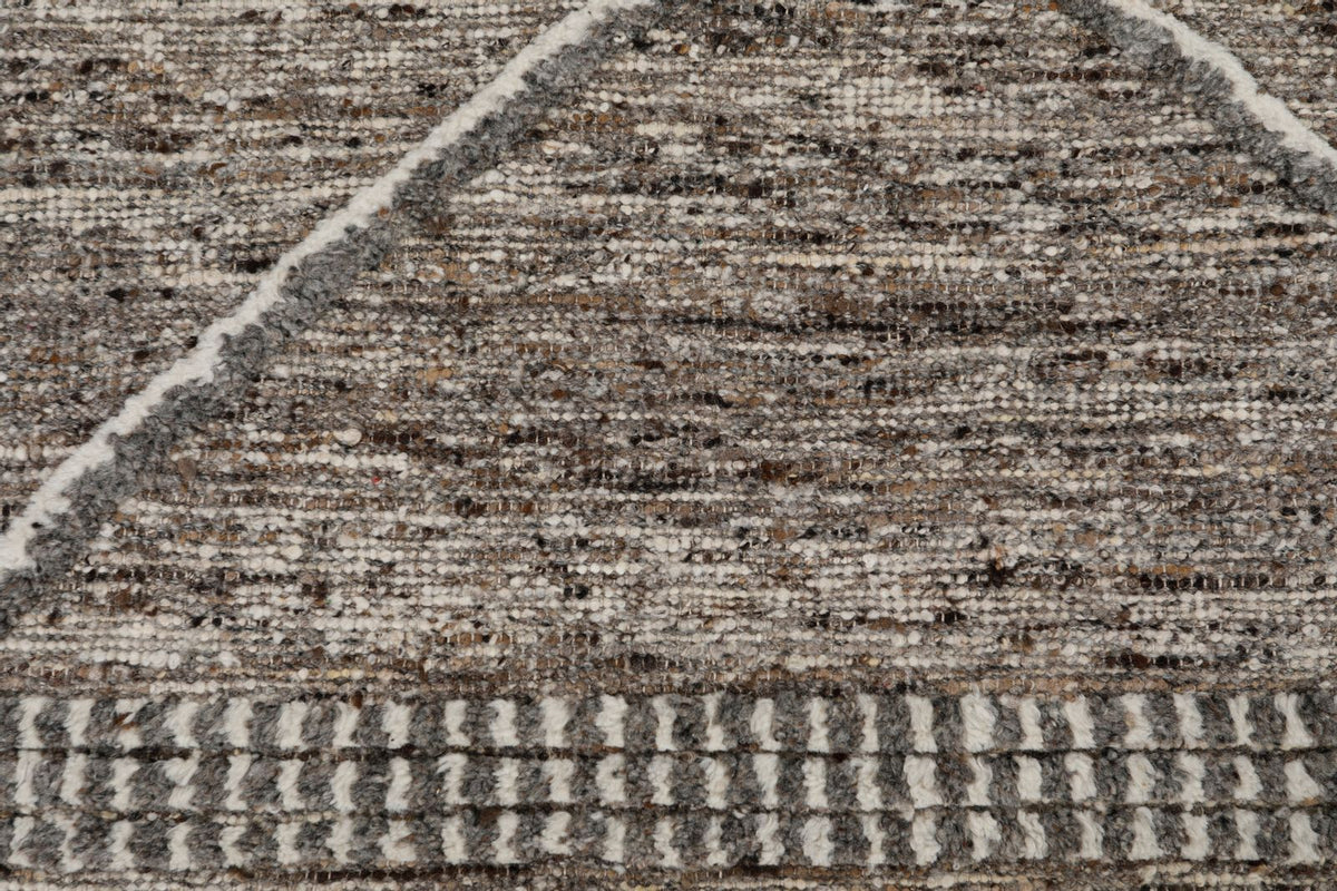 8x10 Brown and Beige Anatolian Traditional Rug