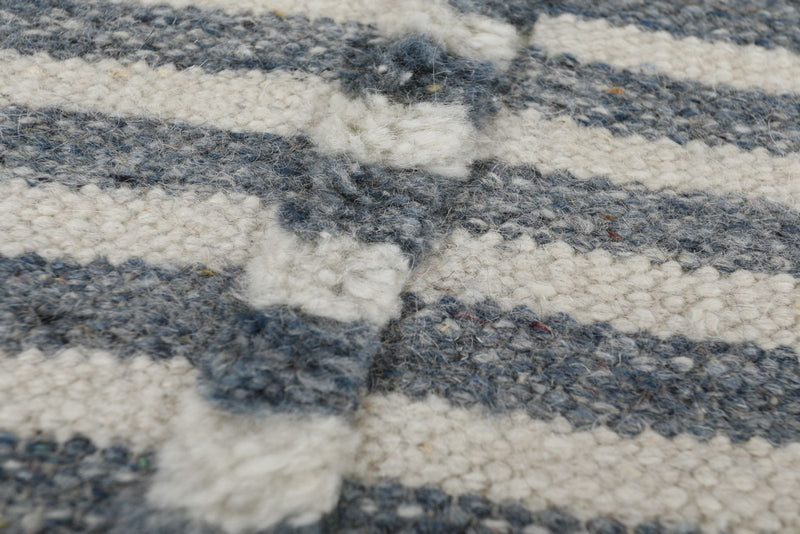 8x10 Gray and Beige Anatolian Tribal Rug