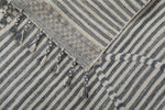8x10 Gray and Beige Anatolian Tribal Rug