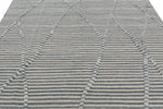 8x10 Gray and Beige Anatolian Tribal Rug